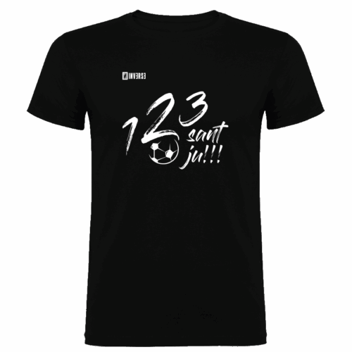 Camiseta algodón NEGRA