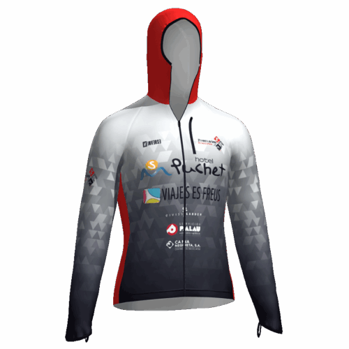 Cortavientos con capucha KOM