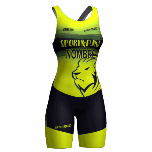 Tritraje espalda abierta AQUA