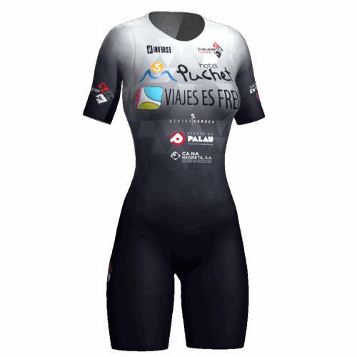 Tritraje manga corta espalda abierta TERRAM